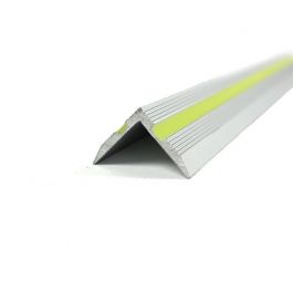 Perfil fluorescente de aluminio en forma de L