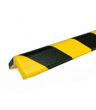 Parachoques PRS para esquinas, modelo 7 - amarillo y negro - 1 metro