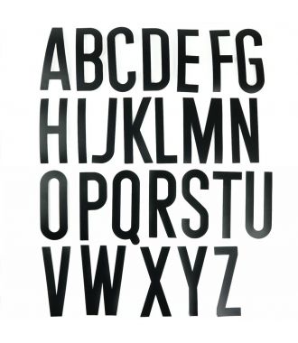 Colección de letras autoadhesivas (alfabeto inglés)
